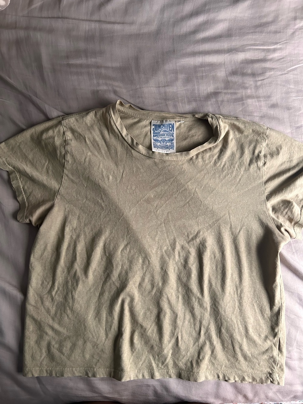 Jungmaven Cropped Ojai Tee - Picture 3 of 10